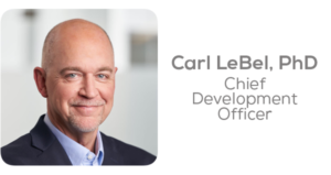Carl LeBel, PhD, Chief Development Officer for Frequency Therapeutics
